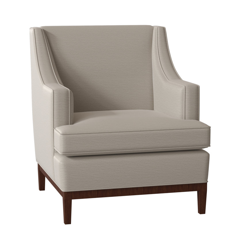 Cardiff Armchair, Grayson Navy, Burnished Brown