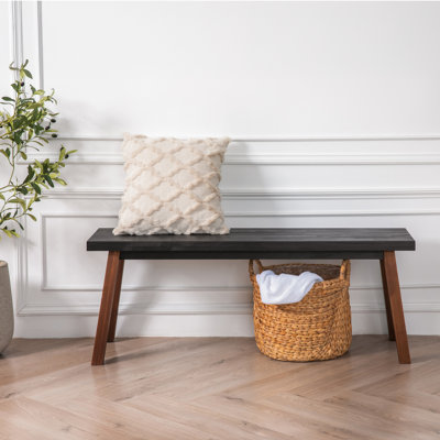 Solid Wood Outdoor Bench