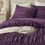 Édredon très grand mauve 3 pièces, détails romantiques, détails à nouer, microfibre douce, utilisation toute l'année, entretien simple de la machine en couleur, avec détails et microfibre pour toutes les saisons, homologué Standard 100,-118920204