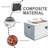 Padgett Rectangle Concrete Propane Smokeless Fire Pit Table with Hidden Fuel Tank-122269200