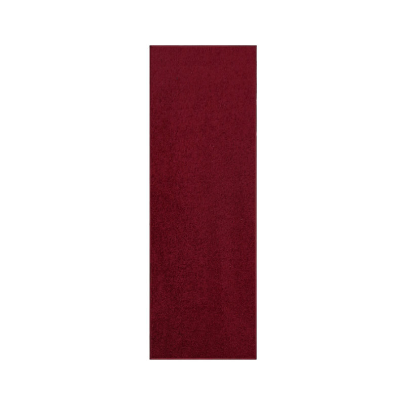 Modern Plush Pet and Kids Friendly Solid Color Area Rugs, Stain & Fade Resistance, Bedroom, Playroom and Kidsroom, Event, Wedding, Perfect for Living Room, Dining Room, Burgundy Rug