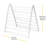 Metal Foldable Tripod Drying Rack-219651955
