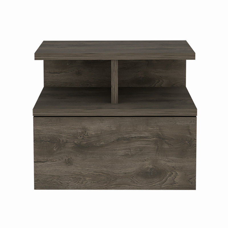 Table de chevet Kathry, Brun