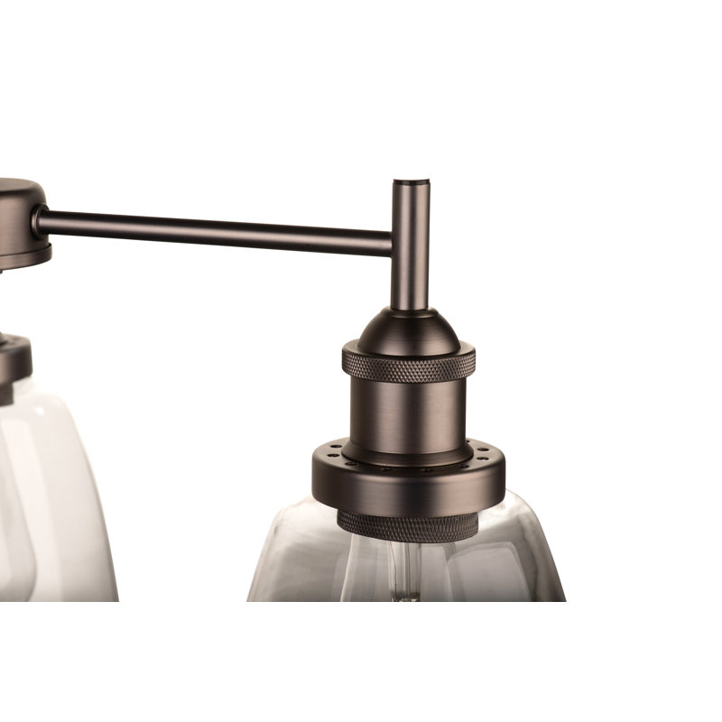 Wayland 3 - Light Industrial Style Modern Semi Flush Mount Ceiling Light