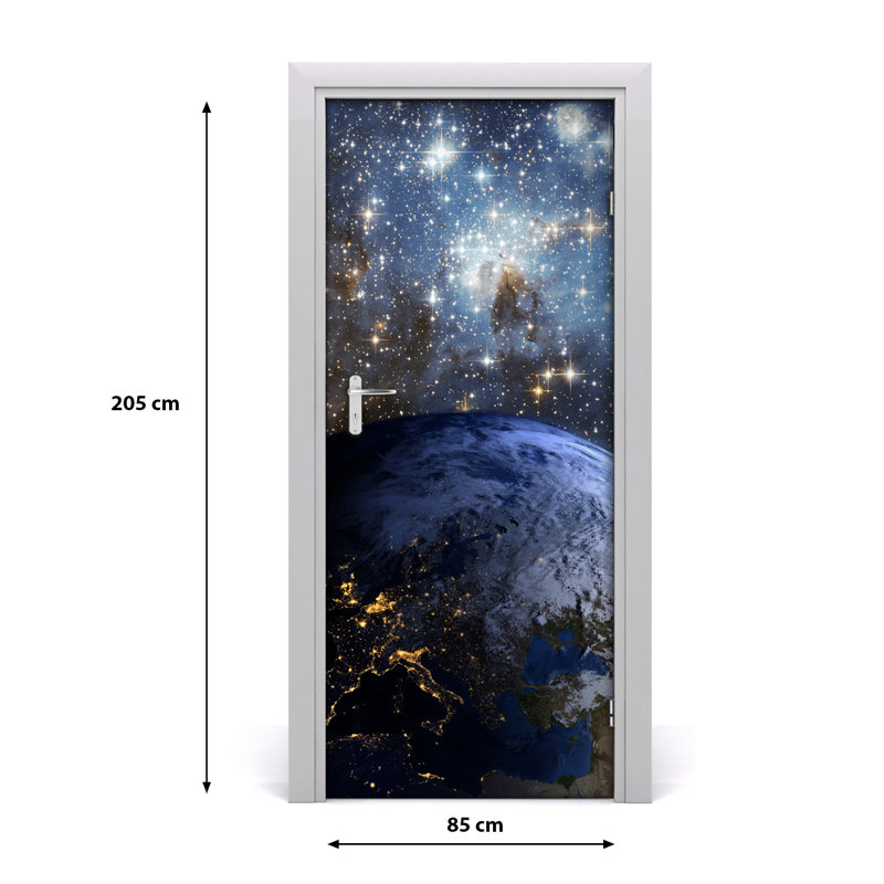 On Planet Earth Door Decal
