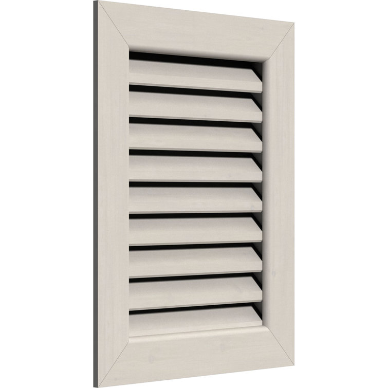 Évent vertical en bois à pignon