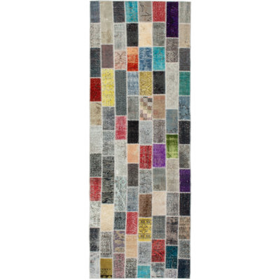Berglind One-of-a-Kind 3'2" X 10' New Age Runner Wool Area Rug in