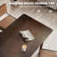 Table de cuisine Mid-Century Nordic - Rectangle, acajou foncé, 47,2 po x 29,5 po-1136330888