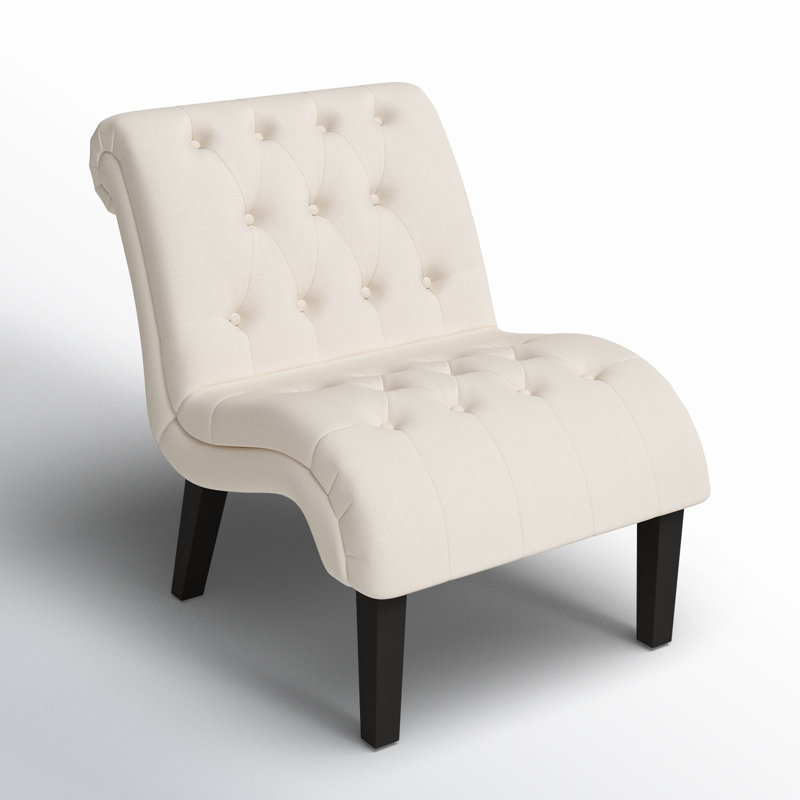 Fauteuil de chambre Merideth, Lin beige
