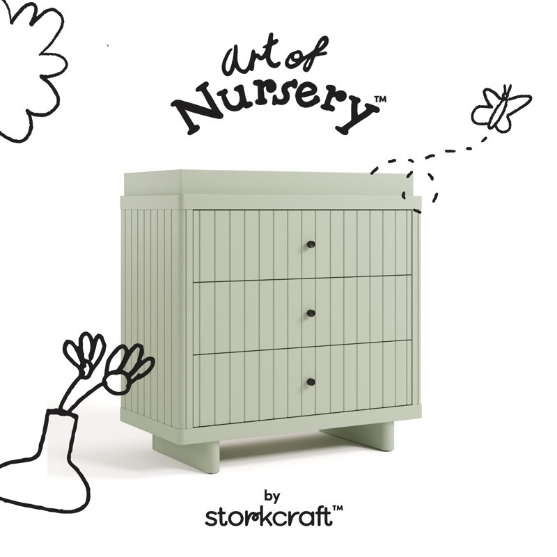 storkcraft dresser Casablanca 6 Drawer timeless look that blends with a wide range of decoration styles Storkcraft Kyoto 3 Drawer Chest