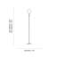 Poise Adjustable Floor Lamp In Graphite with Oval bulb