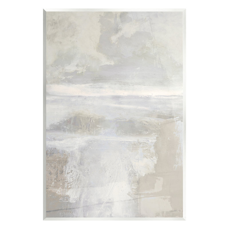 "Stupell Industries", composition abstraite sur toile beige par Rachel Springer, H 15 po x l 10 po x P 0,5 po
