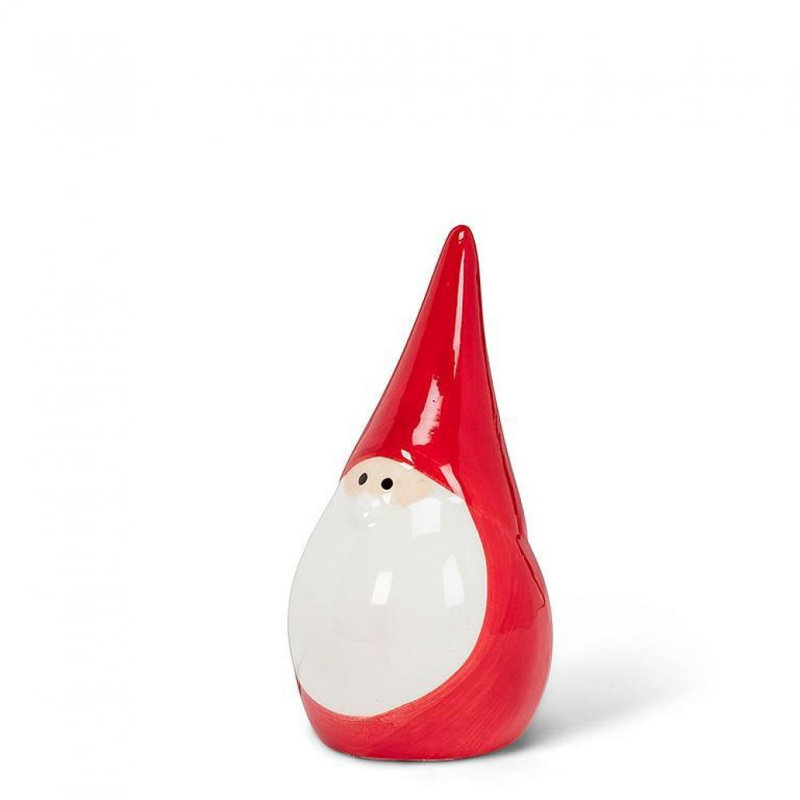 Figurines de père Noël gnome, H 4,5 po x l 3,25 po x P 3,25 po