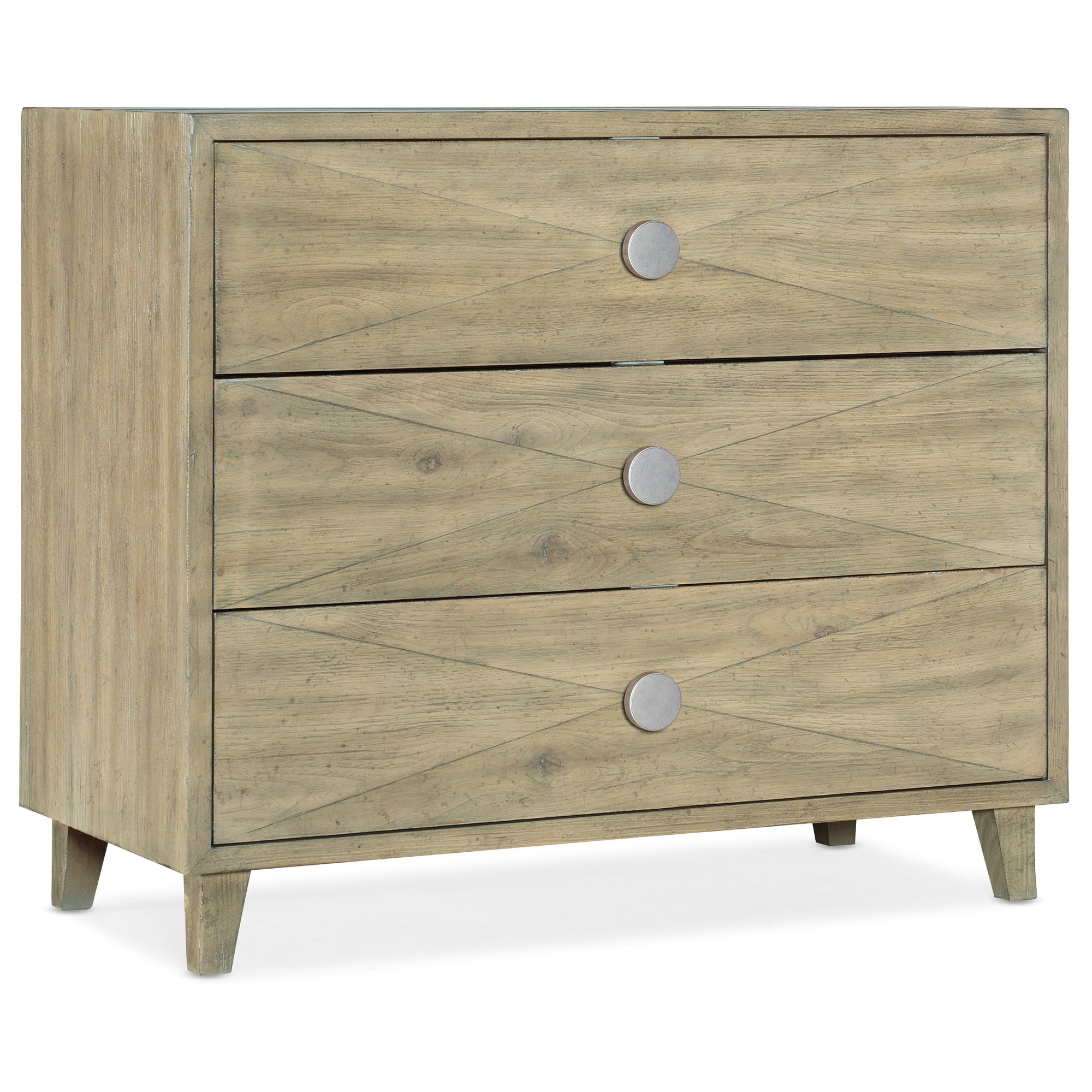 3 - Drawer Nightstand, Natural