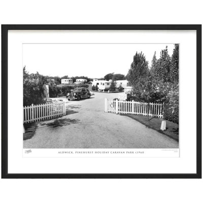 Aldwick, Pinehurst Holiday Caravan Park C1960 by Francis Frith - Single Picture Frame Print