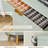 Dresser, Modern 5 Drawer Dresser for Bedroom with Gold Handle and Large Drawer,Double Chest of Drawers-1495810347