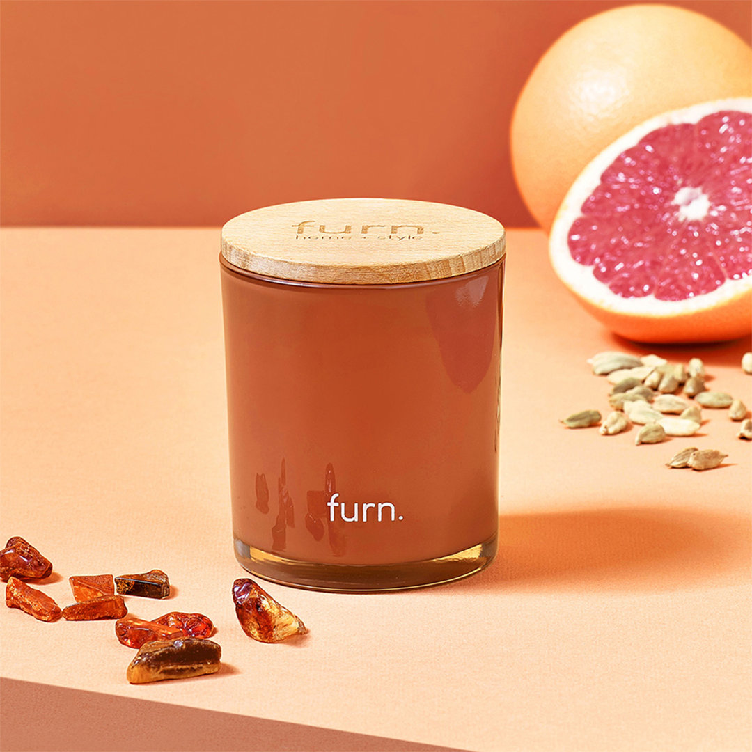 Wilding Amber, Cinnamon & Mandarin Scented Jar Candle