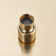Brushed Gold Concealed Shower Mixer Set Round Twin Head Combo 2 Way Valve Taps