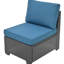 Mobilier de patio extérieur - Canapé modulaire 10 pièces avec coussins et table de rangement pratique