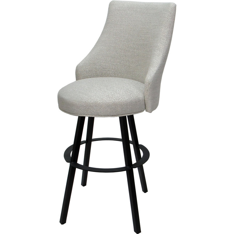Williams Stone Cream, Counter Stool (26” Seat Height), Brown