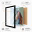 Bay Horse Portrait Modern - Framed Print-252344788-252344791