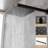 Black Complete Shower System With Rough In-Valve-125374869