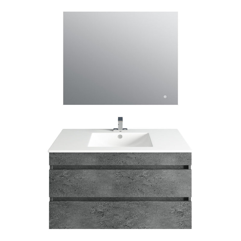 Meuble-lavabo simple 35 po Sheletta