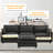 Carbry 113" L-Shaped Couch Sofa With Ottoman Deep Seat Upholstered Sectional-2123037845