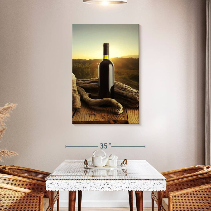 Yarlin Vineyard Red Wine, 45" H x 30" W