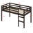 Wooden Loft Bed With Ladder-1384386296