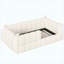 Lit simple tapissier pour enfant Montessori-129390016