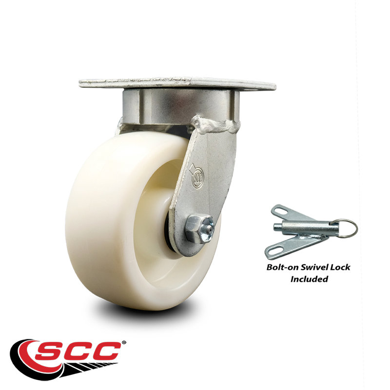 Swivel Caster with Swivel Lock