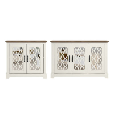 Chessani Traditional Coordinated Storage Sideboards Buffet 2 Piece Set