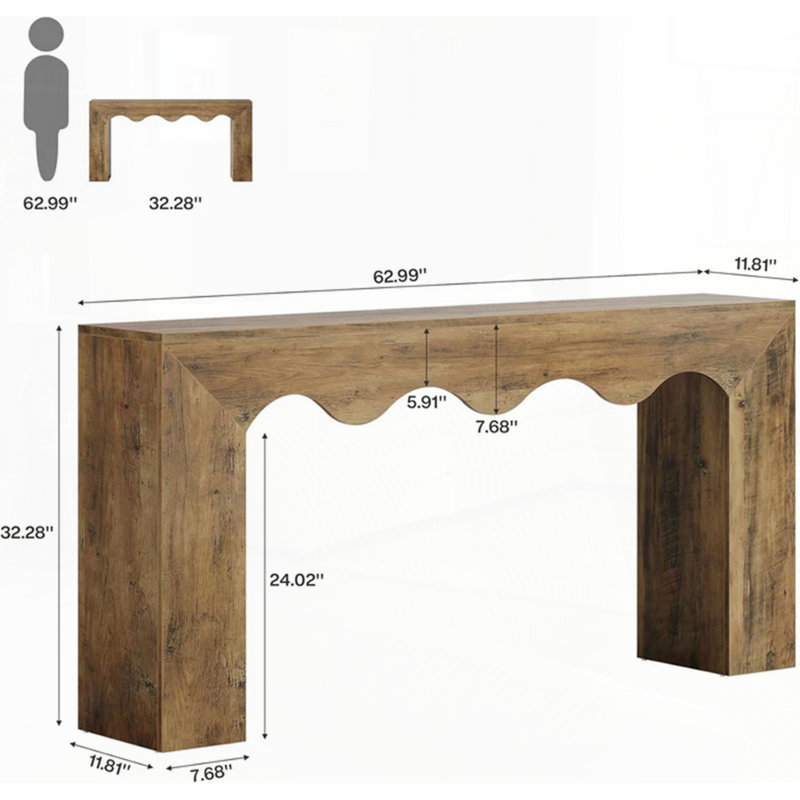 Console moderne pour le salon, Brun