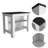 Marston 2-Piece Kitchen Set, Kitchen Island And Pantry Cabinet, White And Onyx