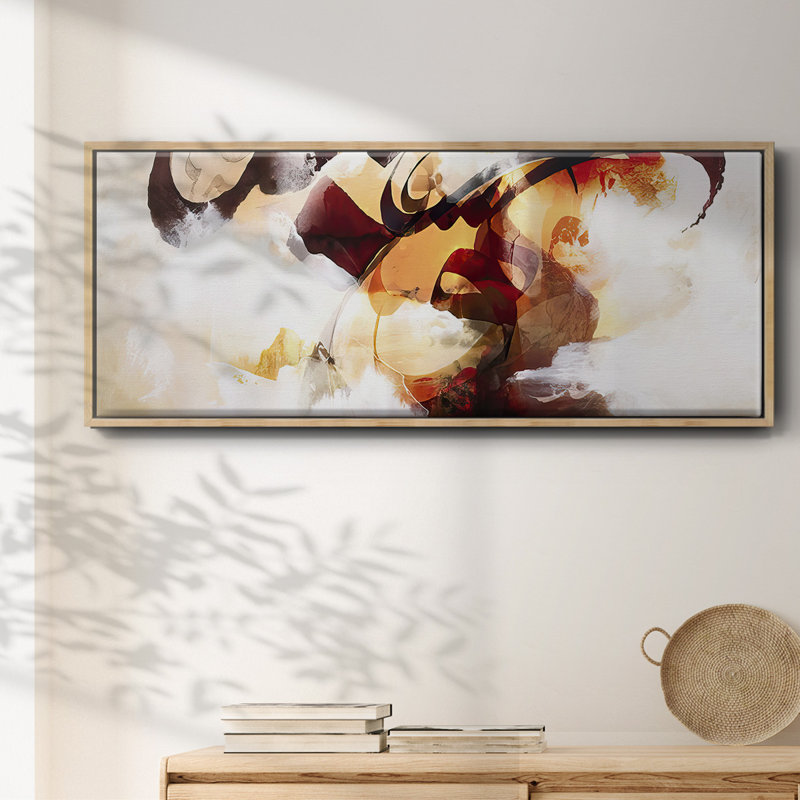 Ramad IV- Framed Canvas, 24" H x 60" W