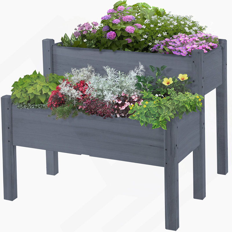 Lit de jardin surélevé polyvalent pour plantes en plein essor et jardinage sans effort