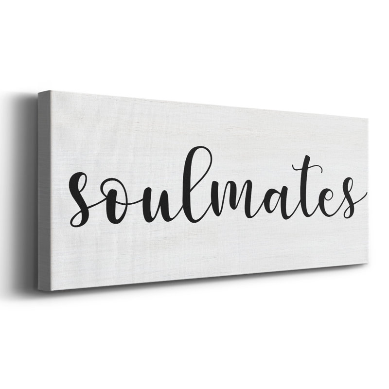 Soulmat - Art textuel panoramique sur toile tendue, H 20 po x l 50 po x P 1,5 po