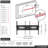 Cayetano Symple Stuff Multi-Screen Floor Stand Mount