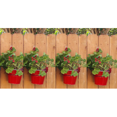 Rehobeth Metal Railing Planter