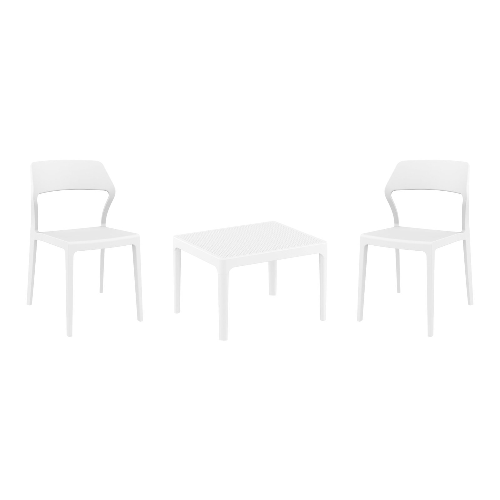Farrah 2-Person Patio Seating Group, White
