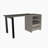 58" Light Gray Wood Computer Desk