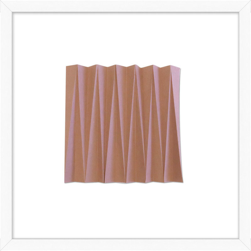 Dimensional Folded Accordian 3 Print by Mat Sanders