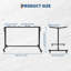 Chariot pliant robuste pour roulettes avec roulettes, chariot de rangement d'une capacité de 400 lb pour 42 chaises ou 12 tables, chariot roulant polyvalent avec housse de protection, 1 couche