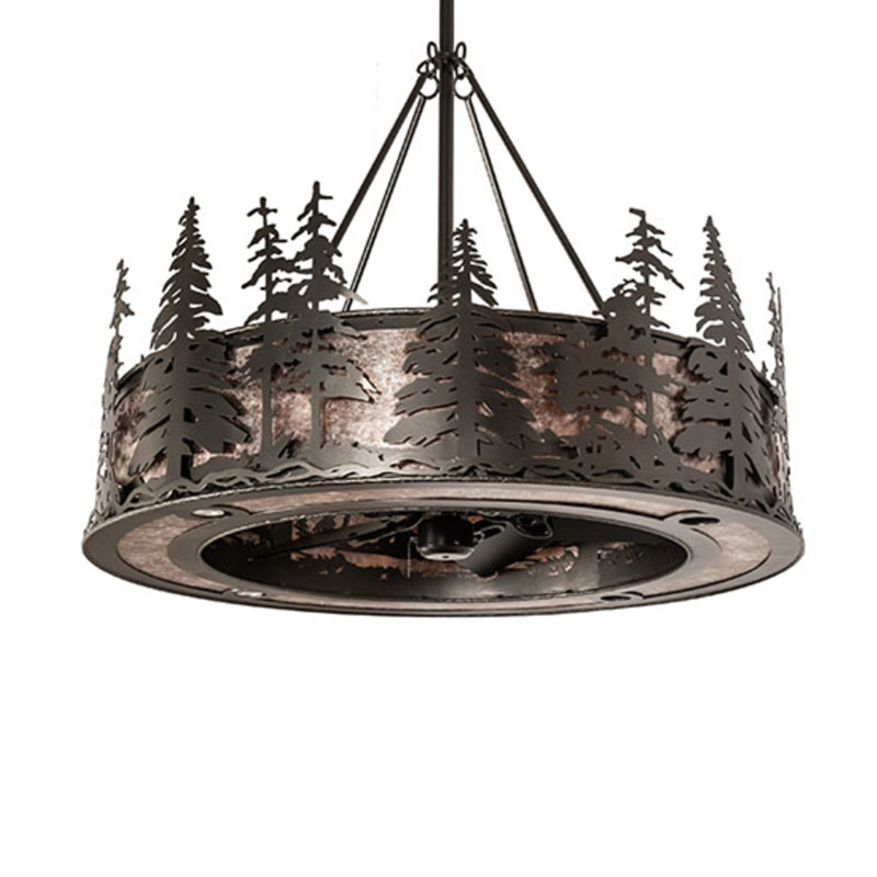 Tall Pines Downrod Ceiling Fan