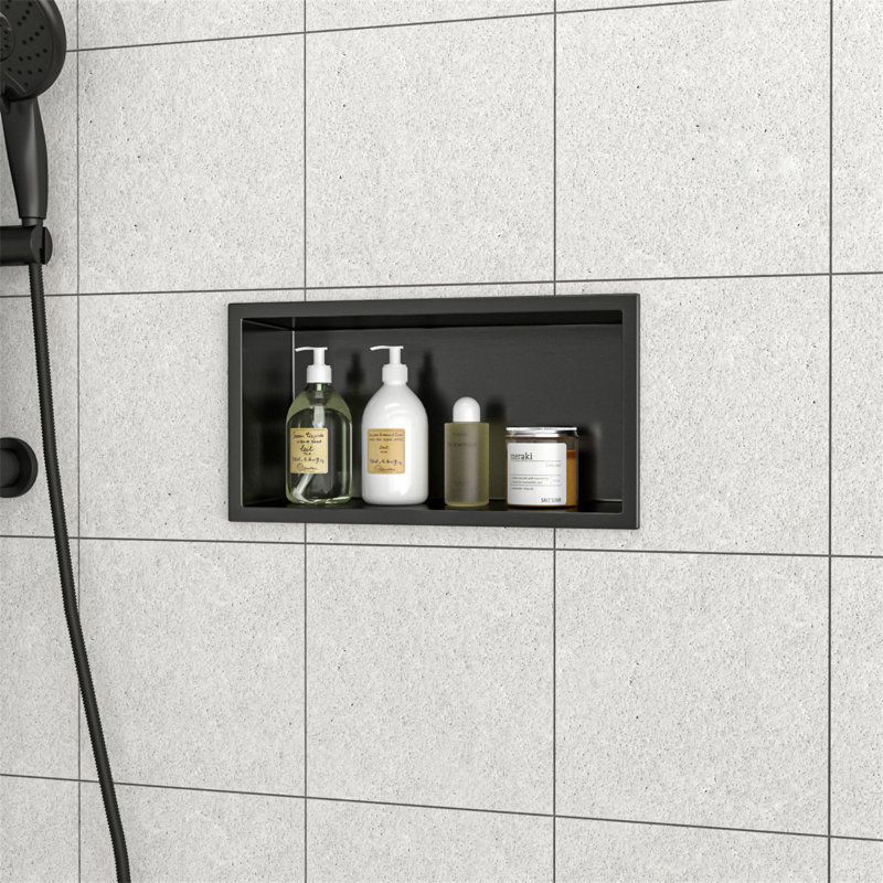 Niche de douche en acier inoxydable 13 po x 7 po