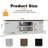 Farmhouse TV Stand for 65 Inch TVs Entertainment Center with Storage Cabinets Modern Media Console Table-1087973888