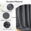 Aspire Homeware Linen 100% Blackout Curtain Pair for Maximum Privacy and Light Control-523209157-523209161