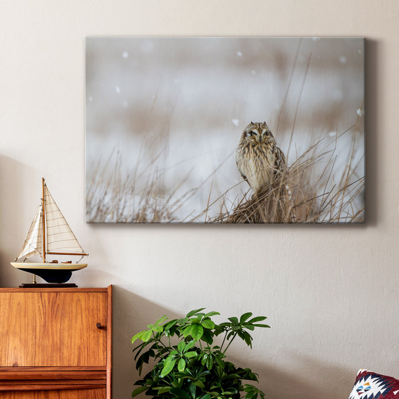 Prairie Winter - photographie sur toile tendue, H 12 po x l 8 po x P 1 po
