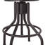 Amici Adjustable Stool with Metal Frame